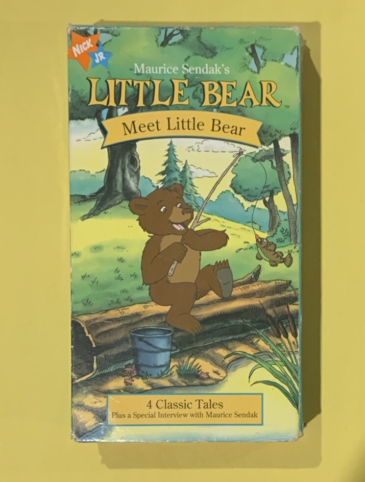 VHS Tape Tested Nick Jr. Maurice Sendak's Little Bear Meet