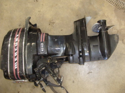 1970 Mercury outboard 40hp 2 cyl 400 oem piston w rod rings std | eBay