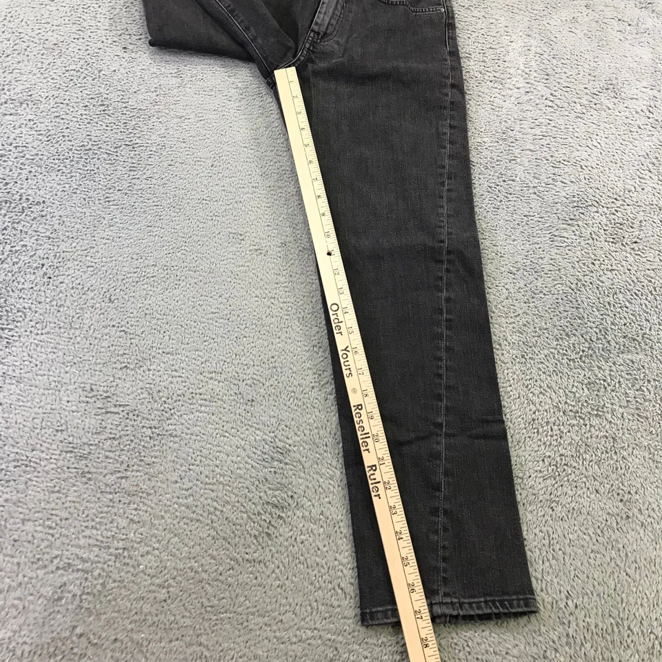 Pantalones de mezclilla G2U Toteme para mujer 25 x32 costura retorcida negros informales damas Foto 3 de 4