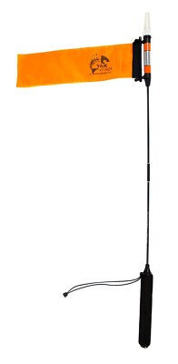 Yak-Attack VISICarbon Pro MM für Schienensysteme CPM Safety Light Licht Flagge