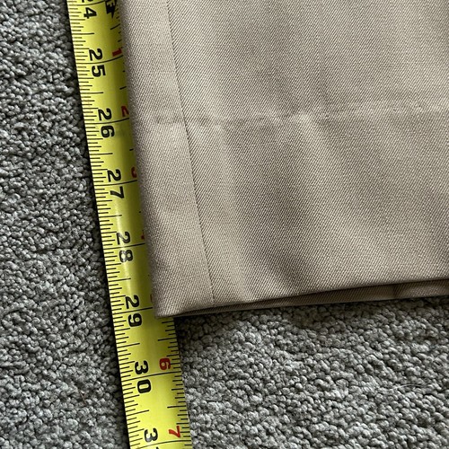JOSEPH & FEISS Lined Pleated Dress Pants Mens 38 Reg Beige Khaki 100% Wool - Picture 15 of 18
