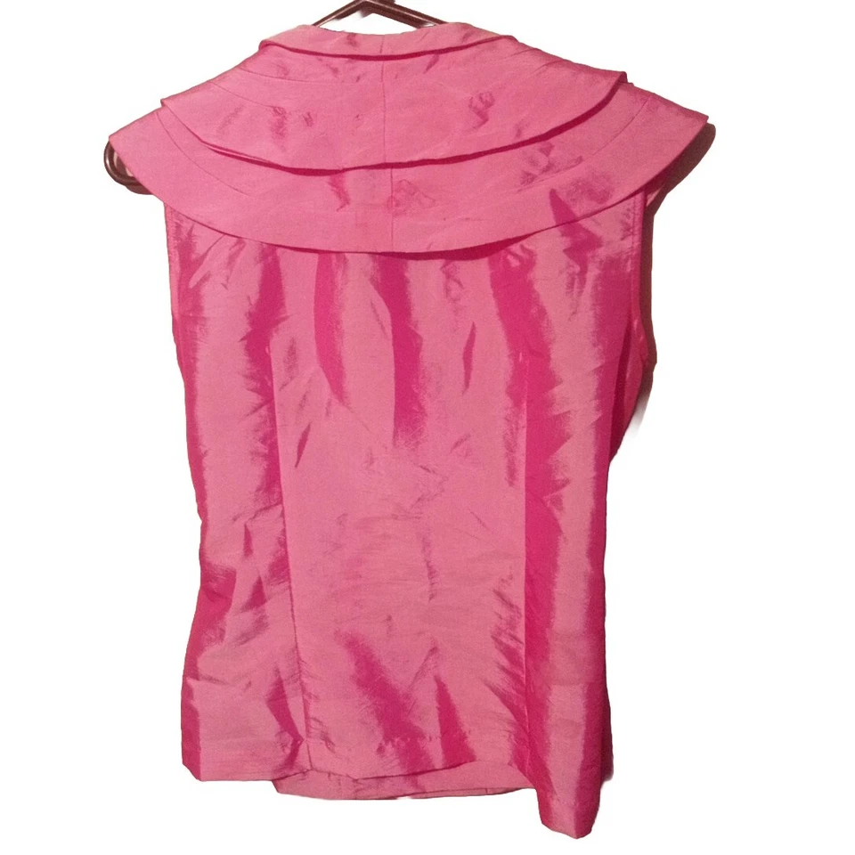 Barbie Top Rosa Caliente Sin Mangas Xanadu Talla M Festival Eléctrico Barbarella Trippy Foto 4 de 4