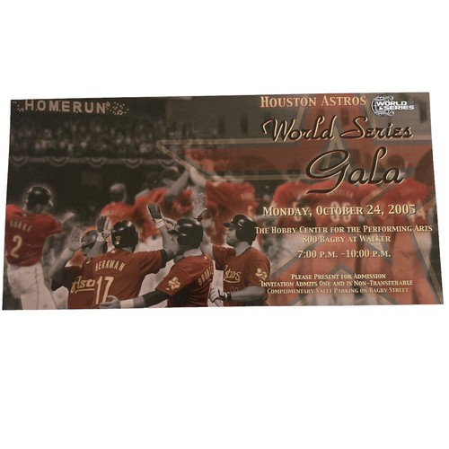 HOUSTON ASTROS MLB Baseball 2005 POSTSEASON Guide - Bild 3 von 19