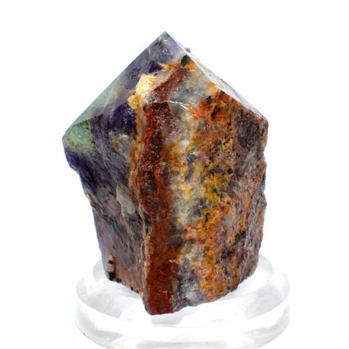 2.2" Green Purple Fluorite Rough Point Natural Fluorescent Mineral Stone - China - Picture 3 of 8