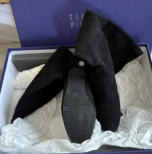 STUART WEITZMAN KNEE HIGH SUEDE BOOTS SIZE 35 - Picture 3 of 6