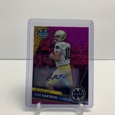 2023 Bowman Chrome U. - Fuchsia Mini-Diamonds Refractor #165 Sam Hartman 127/150