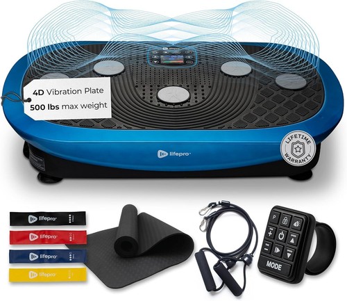 LifePro Rumblex Plus 4D Vibration Plate Exercise Machine Pulsation+3D/4D Motion - Picture 7 of 8