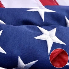 American Flag for Outside 5x8 FT, Deluxe Heavy Duty Spun Polyester, TearProof