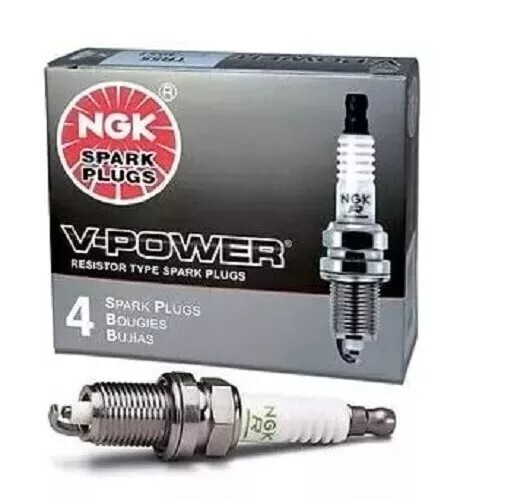 4-New NGK V-Power Copper Spark Plugs ZFR5F-11 #2262 Made in Japan