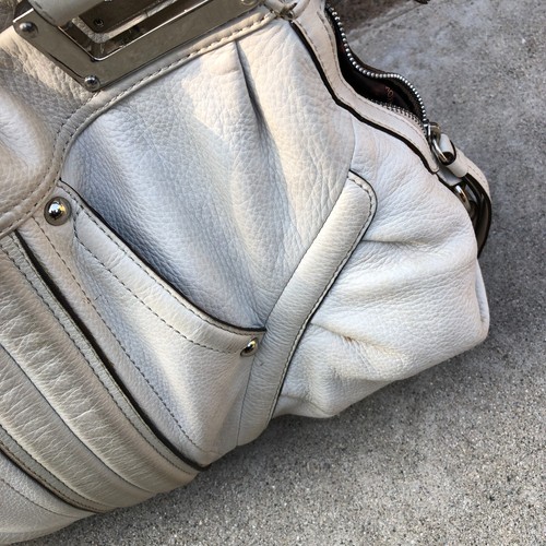 Borsa a tracolla B MAKOWSKY borsa a mano beige cerniera morbida pelle di design - Foto 4 di 17