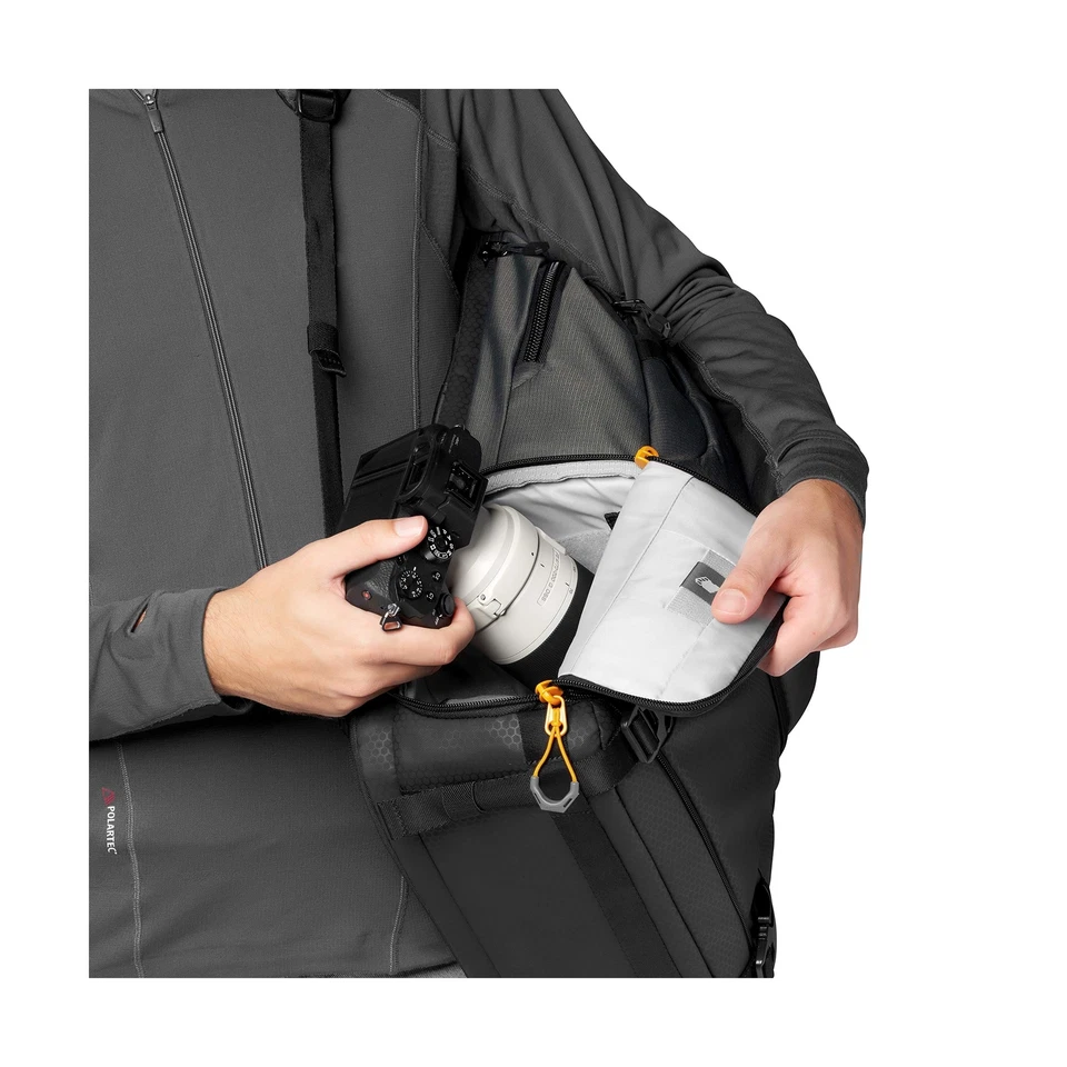 Lowepro Grey Fast 250 AW III Mirrorless DSLR Camera Backpack with QuickDoor A... - Image 3 of 4