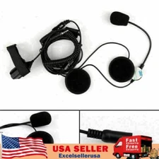 1x Helmet Tactical Motorcycle Race Headset PTT For Yaesu YAESU VX-7R VX-6R UE