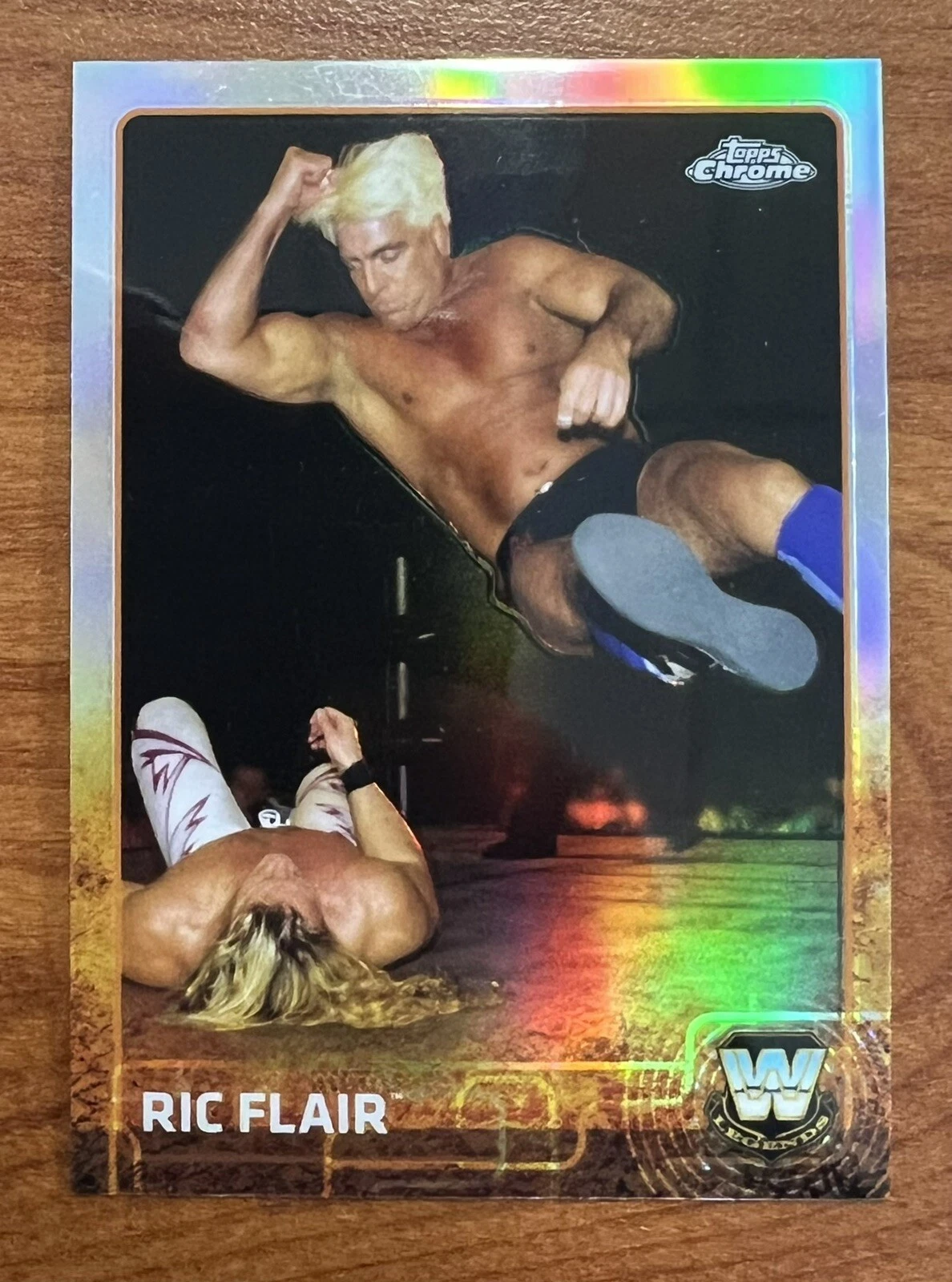 2015 Topps Chrome WWE Refractor #87 Ric Flair HOF