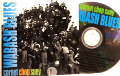 CORNET CHOP SUEY ''WABASH BLUES'' (CD) Trad Dixieland 13 Tracks G Cond Ships Free