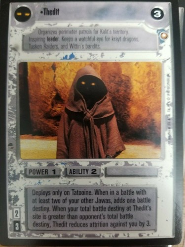 Star Wars CCG Special Edition 2nd Tier SINGLES Karte auswählen SWCCG - Bild 74 von 79