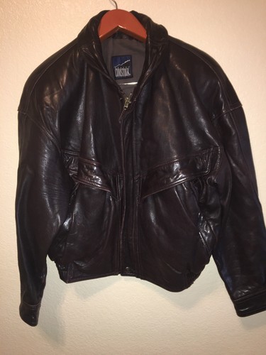 robert comstock men's leather jacket 