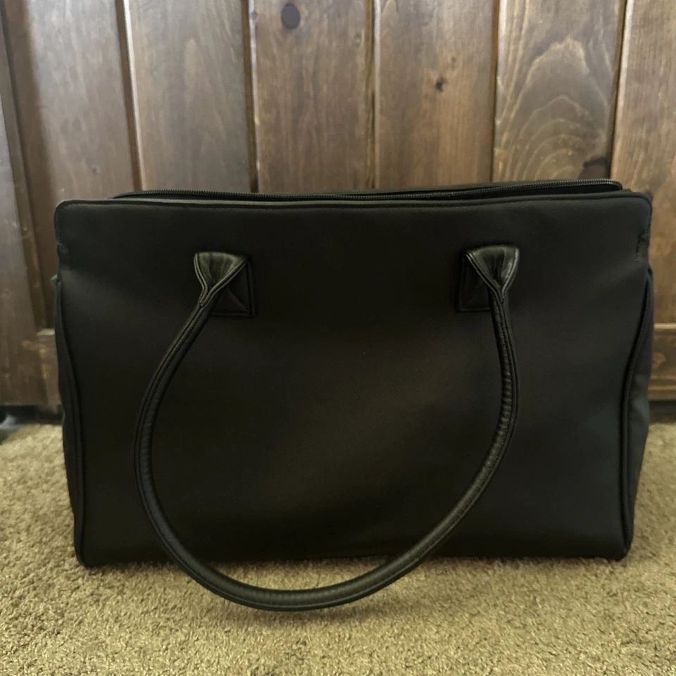 BOLSO DE VIAJE MARY KAY GRANDE NEGRO MONEDERO KIT DE INICIO BOLSO/ESTUCHE CONSULTOR Foto 2 de 3