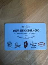 $50 Your Neighborhood Restaurant Group Gift Card