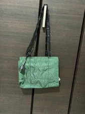 PRADA Nylon Shoulder Bag Green From Japan Prada
