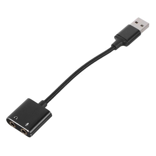 Sound Card Converter Audio Splitter for Headphones Microphone Adapter - 第 1/12 張圖片