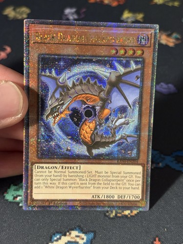 YuGiOh - Black Dragon Collapserpent RA04-EN204 Quarter Century Stampede - NM - Picture 2 of 7