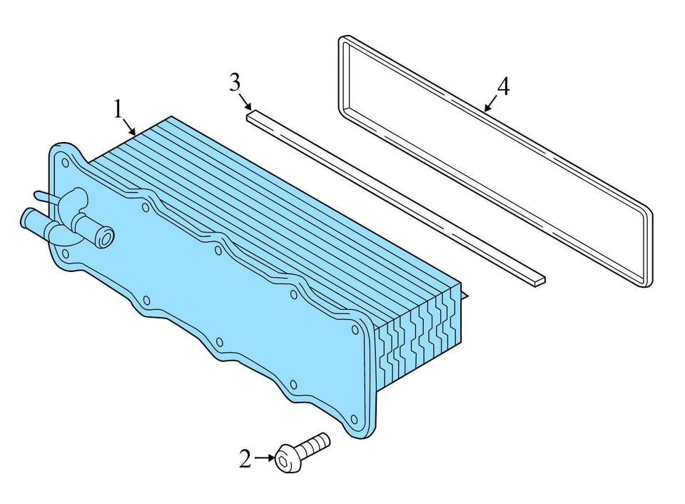2021-2022 2024 VW TAOS 1.4L - Turbo Intercooler 04E145749F - Image 4 of 4