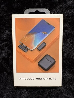 Lavalier Microphone Wireless Audio Video Recording Mini Mic For Android/iPhone