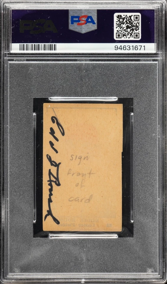 ED ROUSH (ROUSCH) FIRMADO W516-2-1 PSA EXMT MK AUTOMÁTICO 9 Mano Corte REDS HOF Foto 2 de 2