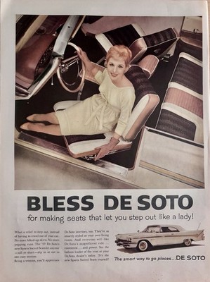 1959 Desoto Ad - New Sports Swivel Seats 