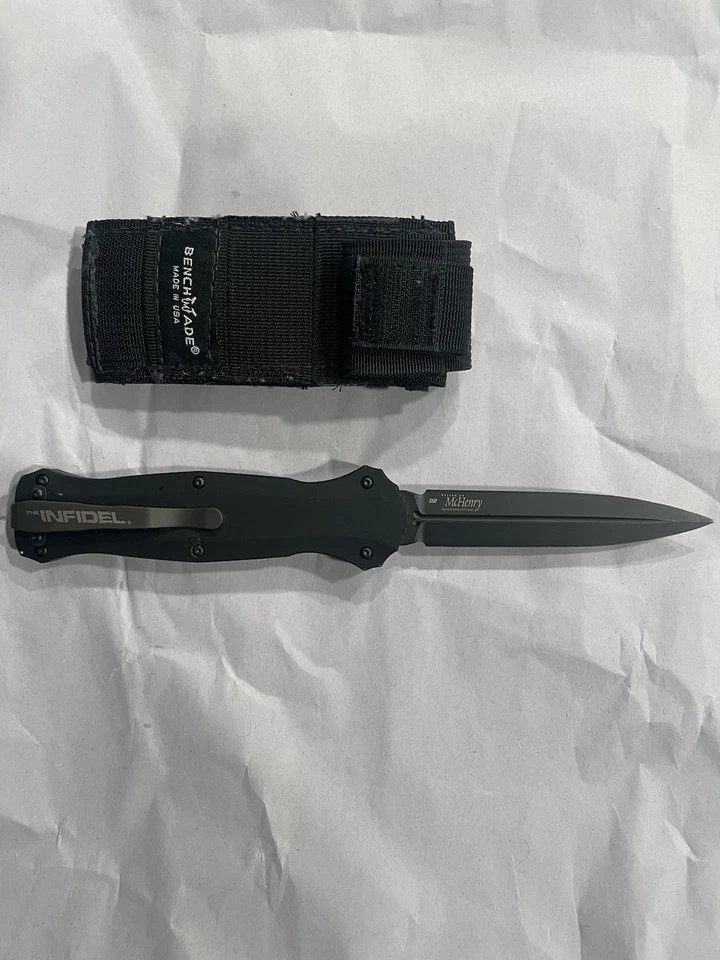 Benchmade Tactical Knife - BLACK ALUMINUM - Image 3 of 4