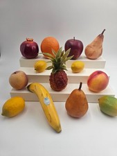 LOT 13 Pretend PLAY FRUIT Chiquita Banana PEAR Lemon PEACH Real-Looking FOOD