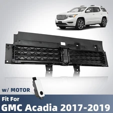 Front Lower Radiator Grille Air Shutter With MOTOR For 2017-2019 GMC Acadia