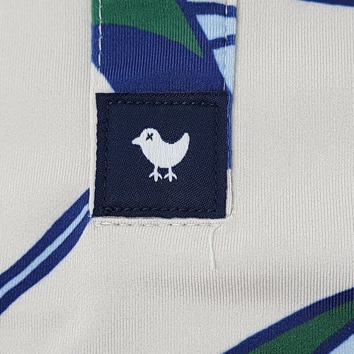 Bad Birdie Polo Shirt Youth Boys Size XL Performance White Golf AOP - Picture 7 of 7