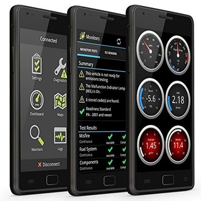 Bluetooth OBD2 Adapter for Android - OBDLink LX, Motoscan, Torque