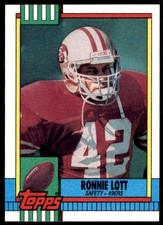 1990 Topps Ronnie Lott San Francisco 49ers #9