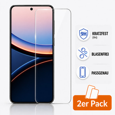 Panzerfolie Xiaomi 17T 17T Pro 5G - 9H Echtglas Full Cover Displayschutz
