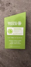 Matco Tools Db29hsrg Hyper Step Reduced Shank Drill Bit Set 116-12 Excellent
