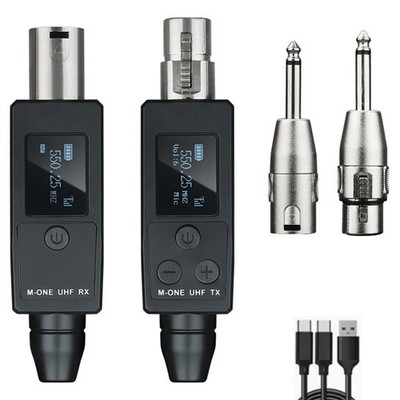 Langlebiges Akku UHF Funk Mikrofonsystem mit stabiler Übertragung