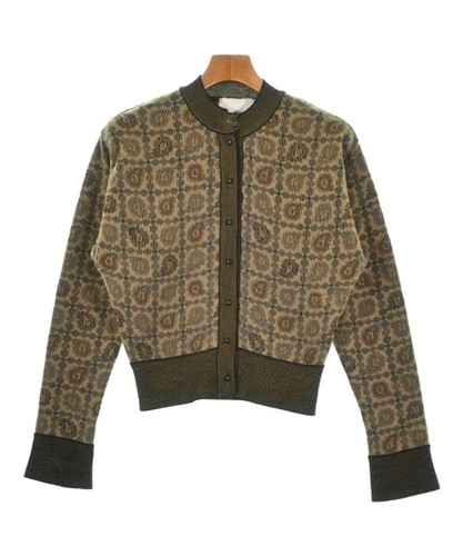 Mame Kurogouchi Cardigans BeigexBrownxBlack(Patterned) 2200684005027