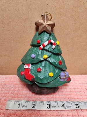 Christmas Tree Ornament Thick Foam Hand Painted Christmas Tree Ornament 6''