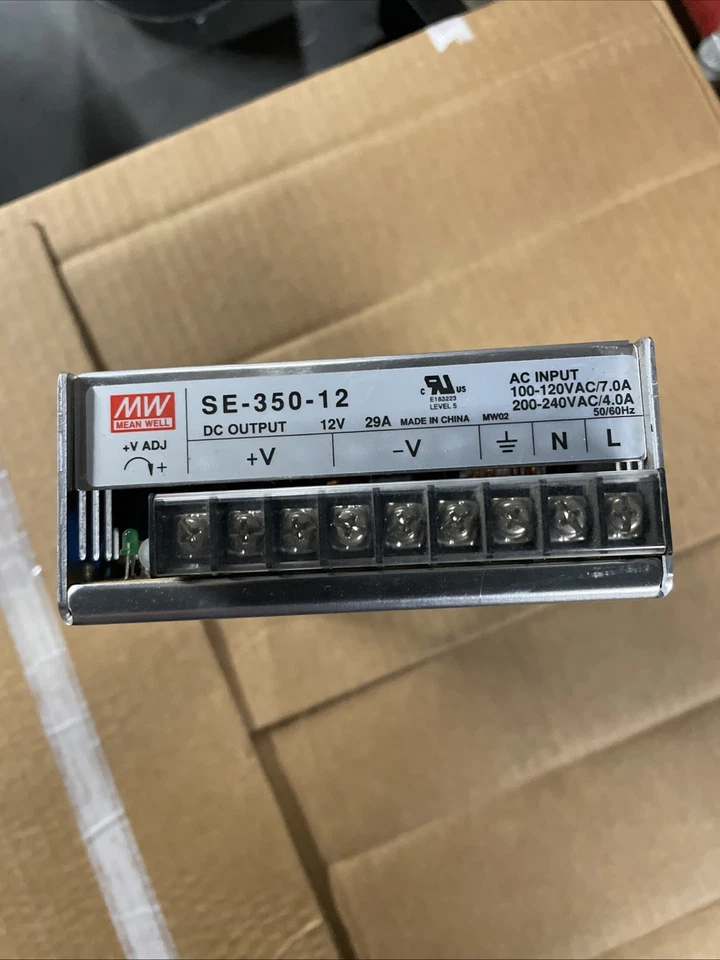 Fuente de alimentación MEAN WELL SE-350-12 Foto 4 de 4