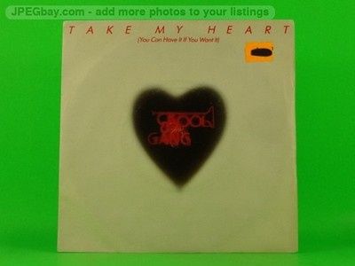 KOOL & THE GANG TAKE MY HEART (PICTURE SLEEVE) (137) 7'' DE-LITE