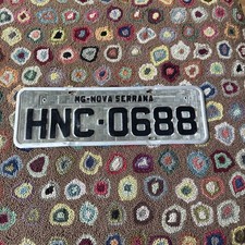 Matrícula de Brasil. RS Vintage Brasil Brasileño 🇧🇷 Nova Serrana # HNC 0688