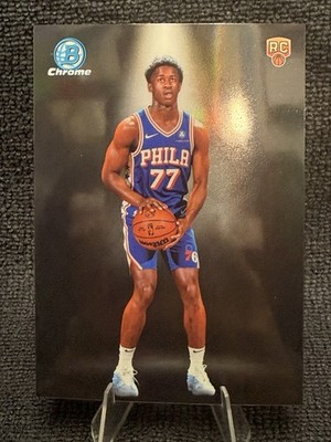 2025-26 Bowman Chrome VJ Edgecombe Spotlight #BNB-3 Case Hit SSP Sixers RC