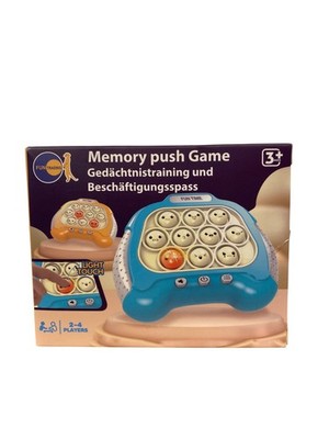 Memory Push Game Spiel Gedächtnistraining Logisches denken ab 3 Jahre blau | NEU