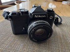 Nikon FE black body with 50 f1.8 E lens