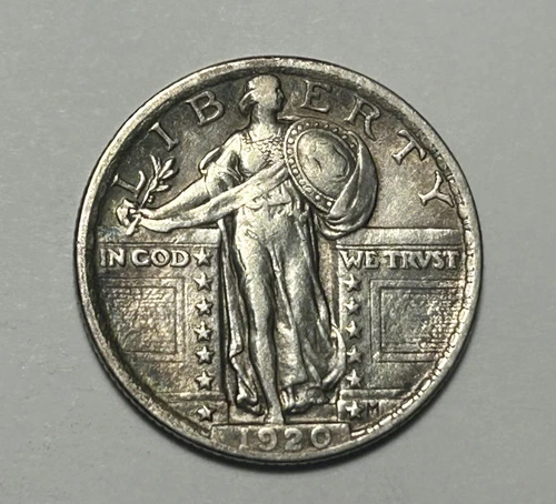 1920 STANDING LIBERTY QUARTER VF-XF