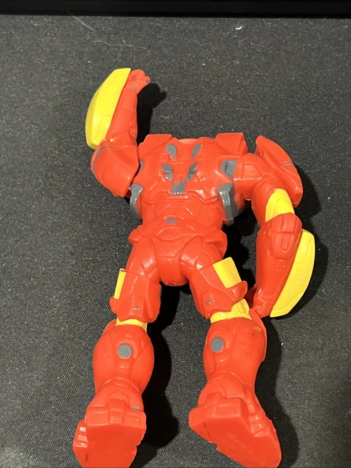 Figura Iron Man de Goma Marvel 6" - Brazo Rojo Levantado - NO Articulada Foto 2 de 4