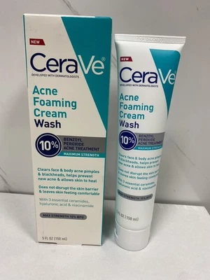Cerave Acne Foaming Cream Wash 10% Cleanser 150ml