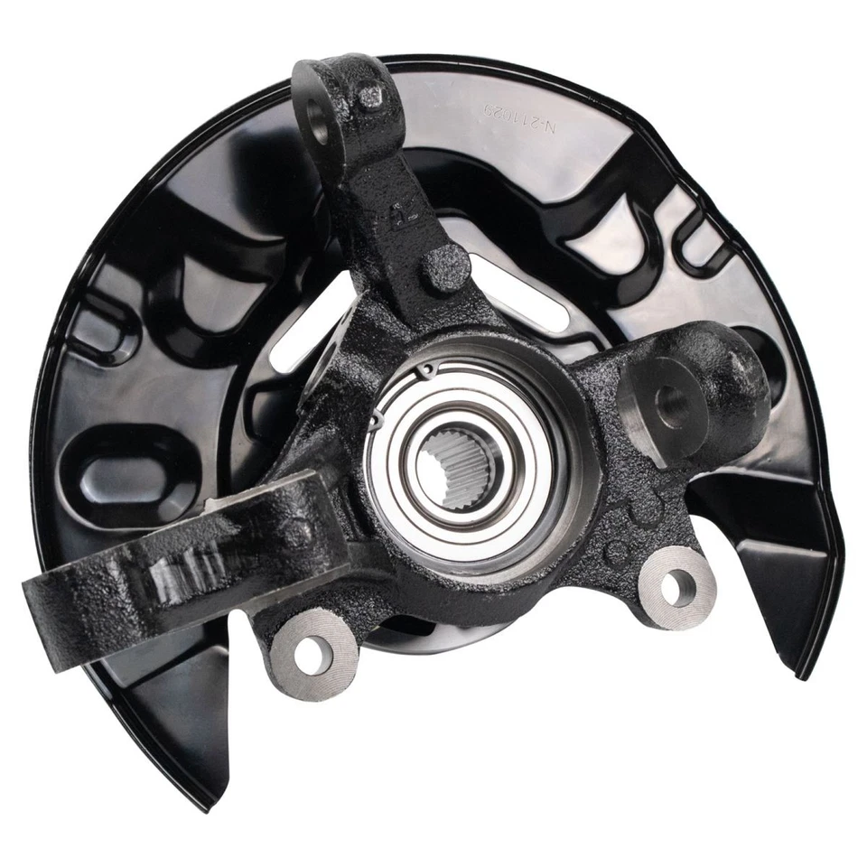 Front Wheel Bearing & Hub Assembly w/ Knuckle Pair for Toyota Matrix AWD - Image 4 of 4